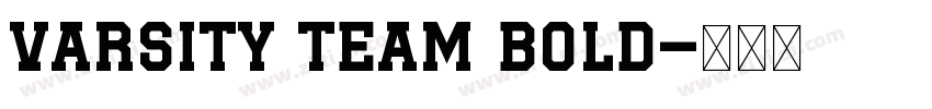 Varsity Team Bold字体转换